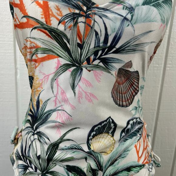 Rachel Roy Tropical One Piece Swimsuit Medium - Picture 3 of 5